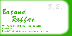 botond raffai business card